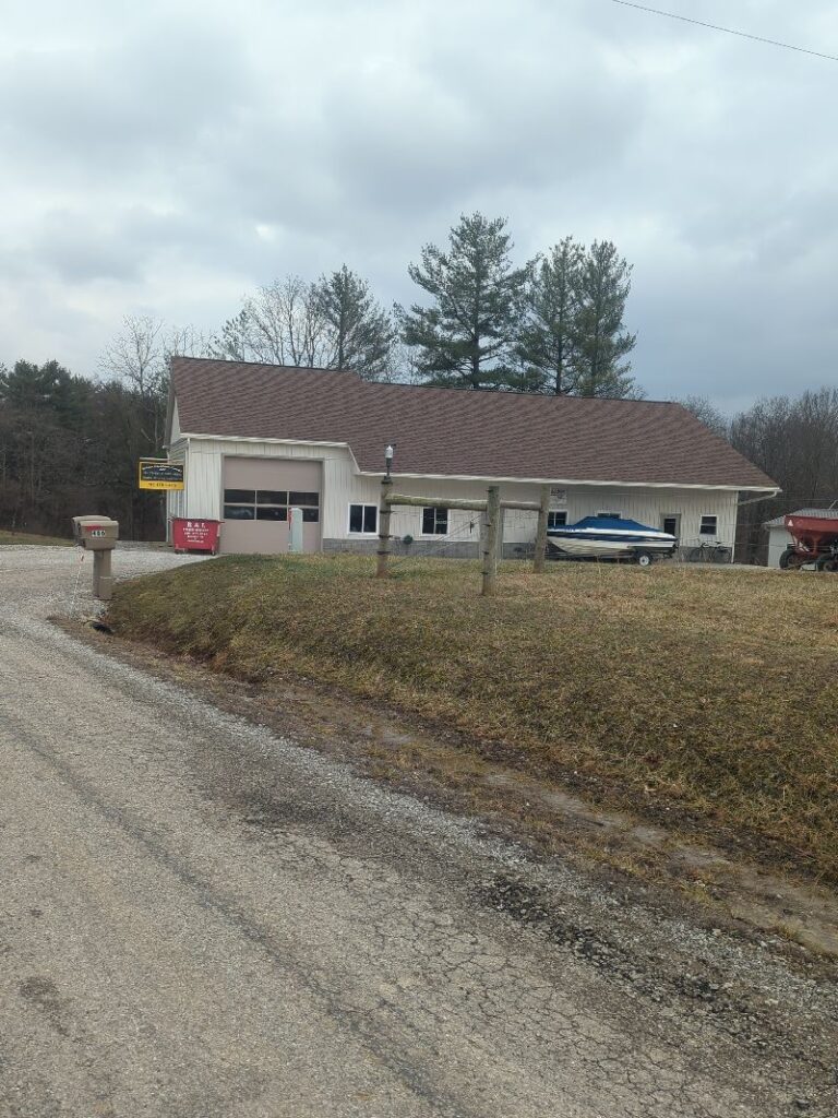 Wide view of the Erbco workshop in southeastern Ohio